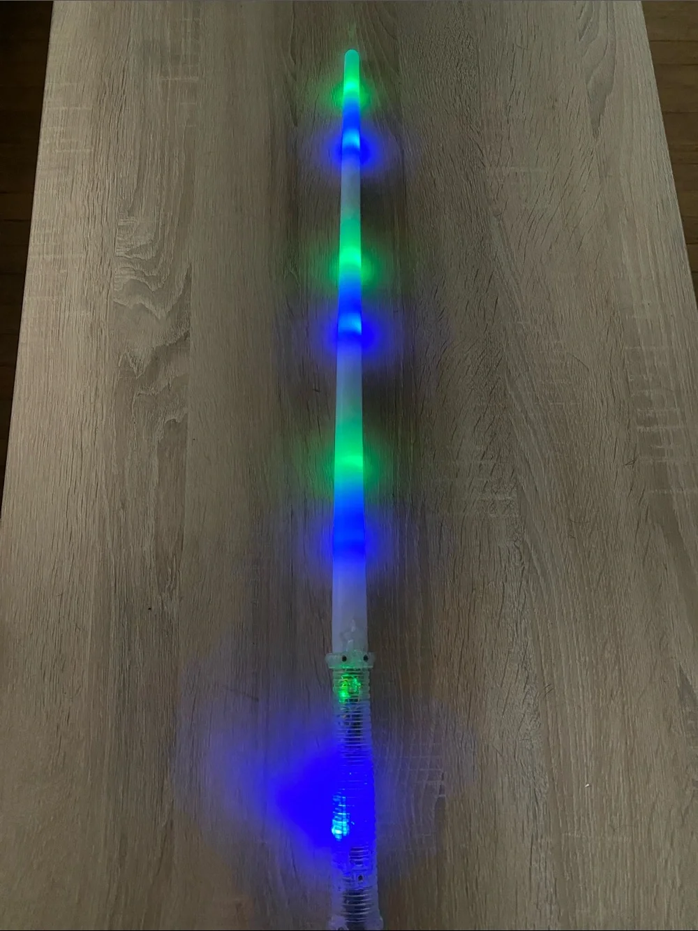 LED Light-Up Party Wand - Blue & Green